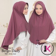 IK Hijab Bergo Daily Size XL matt. Joya Premium Jersey, Cool, Soft, Not See-through, Comfortable to 