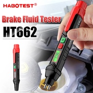 HABOTEST HT662 Meter Kelembapan Cecair Brek Kereta Penganalisis Penguji Minyak Cecair Untuk Minyak B