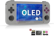 RG505 Retro Handheld Game Console 4.95 inch OLED Touch Screen Android 12 Unisoc Tiger T618 64-bit Vi