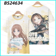 star3 BanG Dream Its MyGO Soyo Nagasaki Cosplay cloth 3D summer T-shirt Anime Short Sleeve Top