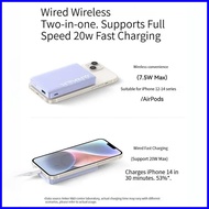 ▽ ❤ ۞ Anker 334 10000Mah Power Bank anker Magnetic Wireless Charger (MagGo) 2-in-1 Wireless Chargin