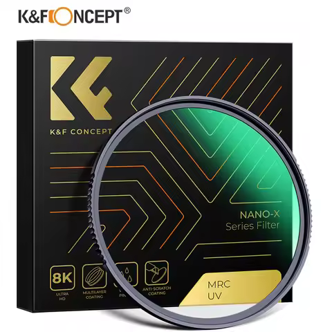 K&F Concept Nano-X MC UV Filter Ultrathin 8K Ultra HD 28-Layer Water And Dust Proof Coatings 55mm 67