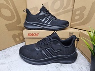 #BAOJI ลิขสิทธิ์แท้ [M]# รองเท้าผ้าใบผู้ชายยี่ห้อบาโอจิ(BAOJI) [รุ่นBJM-721] มี3สี สีดำล้วน/all blac