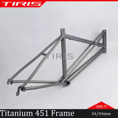 TIRIS-XL4 Titanium Mini Velo Bike Frame, Bicycle Framework, Road ,commuting and Leisure Frame, Accce