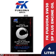 FK FUKUOKA Pro V6500SP 5W30 Fully Synthetic SP 4L Ultra Platinum Engine Oil For Proton/ Perodua/ Toy