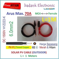 [MC4 --- Ferrule] PV Cable 1500V H1Z2Z2-K 6mm2 Tinned copper L=1M