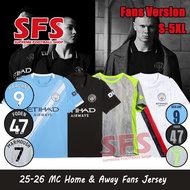 【SFS】 Top Quality 25-26 MC Jersey Soccer Football Jersey City T-shirt Sports Fans Version S-5XL