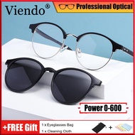 Sunglasses Clip On Magnetic Myopia Glasses With Degree Polarized Sunglasses Men/Women Spectacle Fram