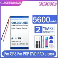 Multi - Function Electronic Device Battery 6060100 5600mAh For Psp Gps Dvd Pad e-Book Tablet PC Powe