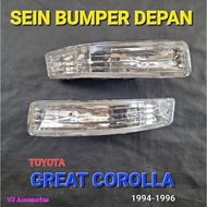 TOYOTA COROLLA AE101 1994-1996 Crystal Front Bumper Turn Signal (Set)
