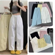 PANTS FOR MUSHROOMS 85CM LONG, Loose BAGGY SHAPE, SOFT, COOL SILK FABRIC, WITH POCKETS-ms444