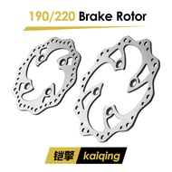 Aksesori Motosikal Luar Jalan 190mm Pemutar Brek Cakera Belakang 220mm Pemutar Brek Cakera Depan Ses