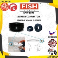 CJRP 8001 32MM, 40MM, 50MM Toilet Cistern To Pan Internal Flush Pipe Rubber Cone Seal Connector/Geta