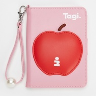 Tagi. กระเป๋าใส่พาสปอร์ต ลายแอปเปิ้ลแดง