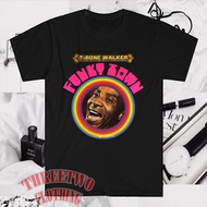 T-Bone Walker Funky Town Men'S Black T-Shirt