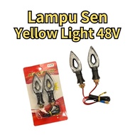 eBike lampu sen turn signal light 48V