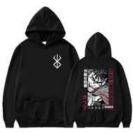 【New】2024 เสื้อยืด Anime Berserk Guts Hoodie Swordsman Casca Sacrifice Zodd Pullover Men Women Haraj