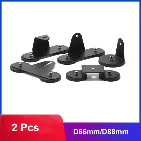 2Pcs D66mm D88mm Car Roof Strong Magnetic Holder Base LED Light Bar Bracket Mount For SUV Truck Auto