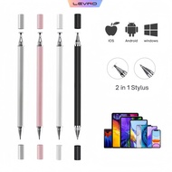 LEVINO 2 in 1 Universal Stylus Pen For Tablet Mobile Phone iPad Drawing Tablet Capacitive Screen Tou