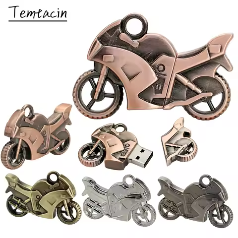 Metal Cool Motorcycl Car USB Flash Drives Pendrives 8GB 16GB 32GB 64GB 128GB 256G Cle USB Memory Sti