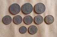 10 Uang Koin British Borneo &amp; Malaya