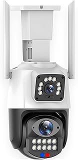 6MP 3K 4G Sim Camera Dual Lens With Dual Screen 2.4G/5.8 Wifi PTZ Outdoor Ai Human Detection IP Came