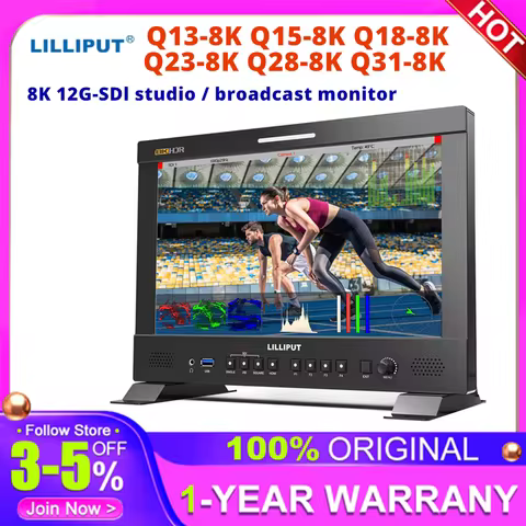 LILLIPUT Q13-8K Q15-8K Q18-8K Q23-8K Q28-8K Q31-8K12G-SDI PRODUCTION MONITORS`` 3840x2160 3D-LUT Rem