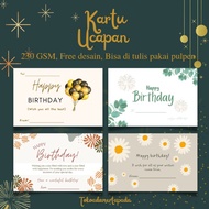 Birthday GREETING CARD THICK BIRTHDAY CARD HAPPY BIRTHDAY CARD