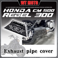 Big sale For HONDA Rebel 300 500 CM300 500 exhaust pipe anti-scalding cover protective cover for hon