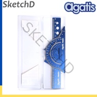 Geometry Ruler Triangle Bow flat Ruler Agatis Geometry Set Ruler