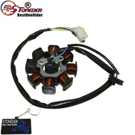 STONEDER 8 Coils Magneto Stator For GY6 49cc 50cc Moped Scooter Sunl Roketa Vespa
