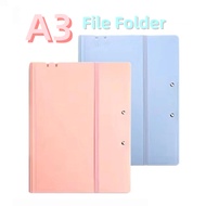 Exam Paper Storage Clip/Multifunction Strap Design A3 File Folder/A3 File Folder/Clip Folding Board