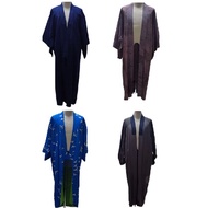 Haori Men's Long Silk/Wool Coat