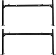 PUPUKM 1 Pair 71 * 14 * 34 inch Aluminum Alloy Pickup Trunk Rack Cargo Luggage Storage Shelf 800 lbs