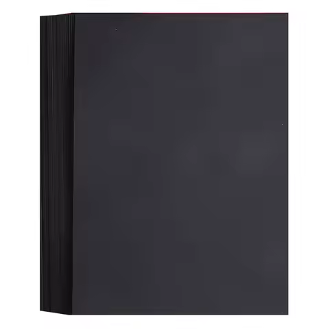 50 sheets A3/A4 pure wood pulp black cardboard paper 80/120/180/230g Thick DIY upscale child handmad