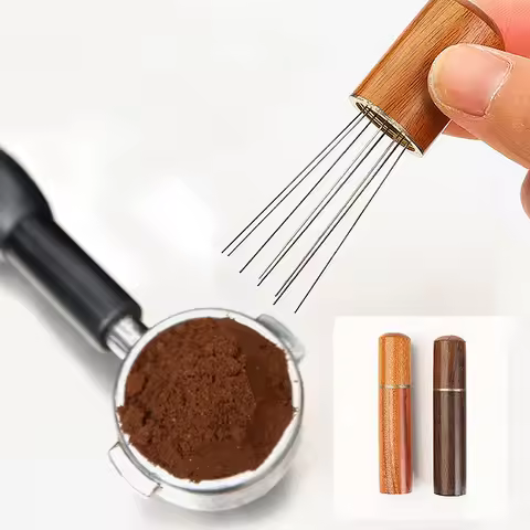 Coffee Tamper Stainless Steel Needles Espresso Powder Stirrer Distributor Leveler WDT Tools Cafe Sti