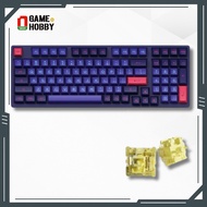 AKKO 3098 NEON MECHANICAL KEYBOARD - RGB / AKKO CREAM YELLOW PRO / PBT DOUBLE-SHOT - GENUINE AKKO