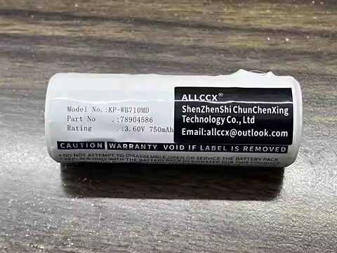 ALLCCX 3.6V 750mAh Medical Battery for Welch-Allyn 18200,74054,97210,20000,71000,72200,97210,11720,1