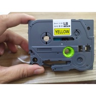 Printed label tape LB-621- 9mm*8m (black text on yellow background) for Brother Ptouch E110, E300