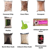 Planting and Mixing Media - Coconut Fibre/Perlite/Chip/Peat/Burnt Rice Husk/Unburnt/Diatomaceous Ear