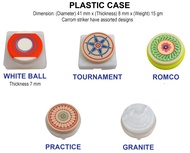 CARROM STRIKER WOODEN /PLASTIC CASE Carrom striker have assorted designs