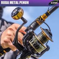 SPINNING REEL TRISTAR HE 1000-6000 METAL FISHING REEL (POWER HANDLE ALUMINUM SPOOL/)