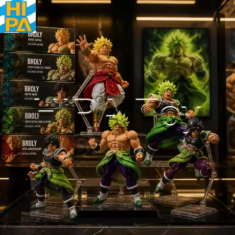 【In stock】HIPA Store BANDAI S.H.Figuarts Broly Superhero 40th Anniversary Dragon Ball Black Hair Ani