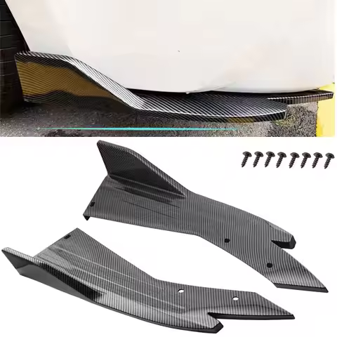 2pcs Rear Bumper Lip Diffuser Splitter Canard Protector Front Spoiler Body Kit For Toyota Camry XV10