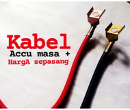 KABEL AKI (MASA) SKUN AKI SOCKET AKI + AKI MOTOR BASAH KERING UNIVERSAL