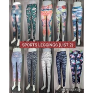 SPORTS LEGGINGS/ZUMBA BRAN DED / AUSSIE THRIFT/GOOD AS NEW /LIST 2