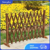 Outdoor Antiseptic Wood Fence Courtyard Fence Garden Lattice Outdoor Flexible Fence Balcony Partitio