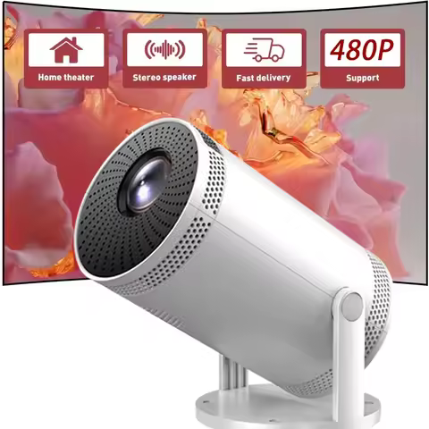 FY300 Portable Projector, 100 ANSI, Wireless screen,Smart Projector, Modern Projector, Suitable for 