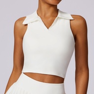 【ALO】 Alo Yoa Naked Tight Sports Vest Running Tennis Fitness Yoga Clothing Polo Lel Sweatshirt 【Hot