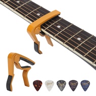 Guitar Capo  Instrument Repair Accessories Celluloid Pick 5Pcs for Mandolin Banjo